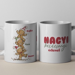 Karácsonyi mézis bögre - Meska.hu