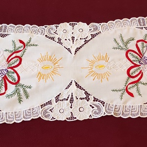 adventi terítő - karácsony - adventi díszek - adventi asztaldísz - Meska.hu