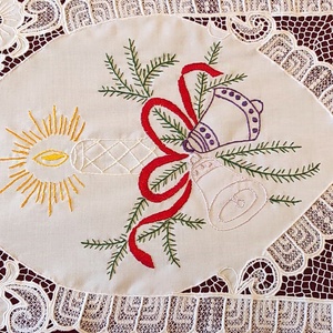 adventi terítő - karácsony - adventi díszek - adventi asztaldísz - Meska.hu