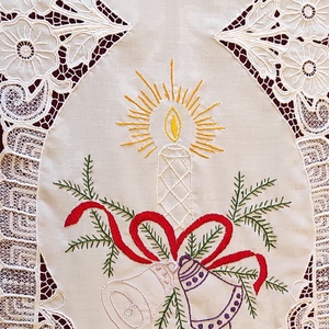 adventi terítő - karácsony - adventi díszek - adventi asztaldísz - Meska.hu