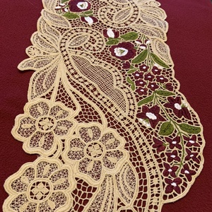 Riselt futó - otthon & életmód - dekoráció - asztal és polc dekoráció - horgolt & csipketerítő - Meska.hu