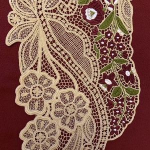 Riselt futó - otthon & életmód - dekoráció - asztal és polc dekoráció - horgolt & csipketerítő - Meska.hu