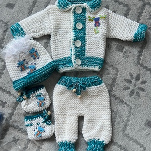 Kötött babaruha szett, , Horgolás, Kötés, MESKA