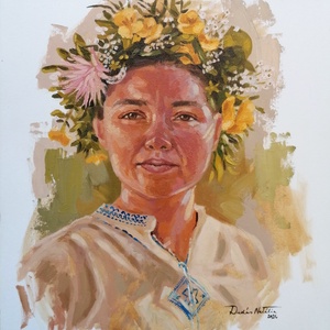 Portréfestés fotó alapján 40x50cm-es méretben - művészet - festmény - olajfestmény - Meska.hu