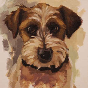 Kutya/macska portré rendelés - 30x30cm/30x40cm - művészet - festmény - olajfestmény - Meska.hu