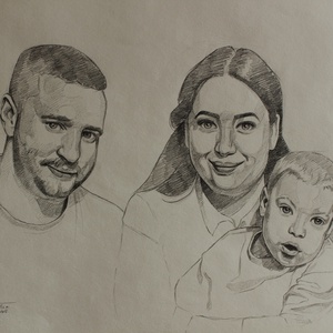 Könnyed grafitportré A5-ös méretben - művészet - grafika & illusztráció - ceruzarajz - Meska.hu