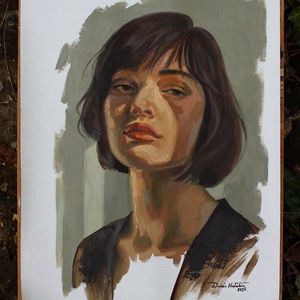 Portréfestés fotó alapján 30x40cm-es méretben - művészet - portré & karikatúra - portré - Meska.hu