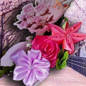 Anyák napi virágbox  - otthon & életmód - virágdekoráció - virágok - virágbox - Meska.hu