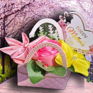 Anyák napi mini virágbox, Otthon & Életmód, Virágdekoráció, Virágok, Virágbox, Mindenmás, MESKA