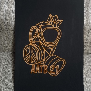 Anna and the Barbies kézzel festett póló - ruha & divat - női ruha - póló, felső - Meska.hu