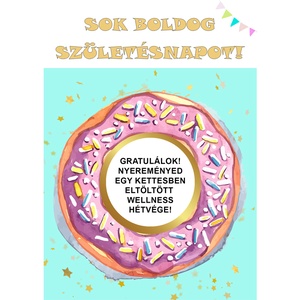 Kaparós sorsjegy egyedi felirat születésnap, évforduló, vicces ajándék Fánk - otthon & életmód - papír, írószer - ajándékozás kellékei - ajándék sorsjegy - Meska.hu