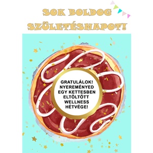Kaparós sorsjegy egyedi felirat születésnap, évforduló, vicces ajándék Fánk - otthon & életmód - papír, írószer - ajándékozás kellékei - ajándék sorsjegy - Meska.hu