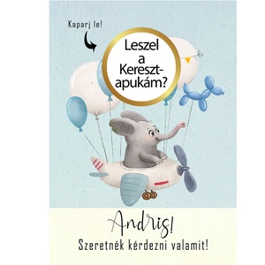 Kaparós sorsjegy egyedi felirat keresztszülő felkérő, vicces ajándék - otthon & életmód - papír, írószer - ajándékozás kellékei - ajándék sorsjegy - Meska.hu
