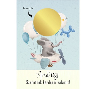 Kaparós sorsjegy egyedi felirat keresztszülő felkérő, vicces ajándék - otthon & életmód - papír, írószer - ajándékozás kellékei - ajándék sorsjegy - Meska.hu