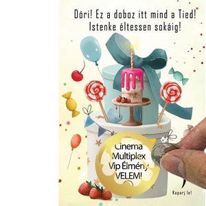 Kaparós sorsjegy egyedi felirat születésnapra, vicces ajándék Torta - otthon & életmód - papír, írószer - ajándékozás kellékei - ajándék sorsjegy - Meska.hu