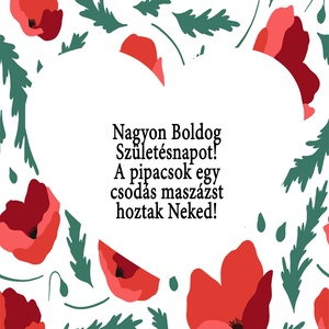 Kaparós sorsjegy egyedi felirat születésnapra, vicces ajándék Pipacs - otthon & életmód - papír, írószer - ajándékozás kellékei - ajándék sorsjegy - Meska.hu
