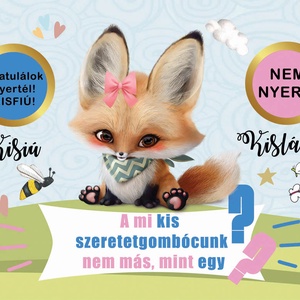 Kaparós sorsjegy Fix felirat kisfiú bejelentő képeslap - otthon & életmód - papír, írószer - ajándékozás kellékei - ajándék sorsjegy - Meska.hu