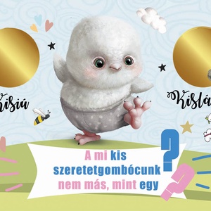 Kaparós sorsjegy Fix felirat kislány bejelentő képeslap - otthon & életmód - papír, írószer - ajándékozás kellékei - ajándék sorsjegy - Meska.hu