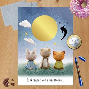 Kaparós sorsjegy egyedi felirat Születésnap Névnap vicces ajándék, Otthon & Életmód, Papír, írószer, Ajándékozás kellékei, Ajándék sorsjegy, Fotó, grafika, rajz, illusztráció, MESKA