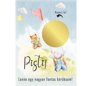 Kaparós sorsjegy egyedi felirat Születésnap Névnap vicces ajándék - otthon & életmód - papír, írószer - ajándékozás kellékei - ajándék sorsjegy - Meska.hu