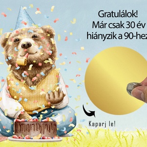 Kaparós sorsjegy egyedi felirat Születésnap Névnap vicces ajándék - otthon & életmód - papír, írószer - ajándékozás kellékei - ajándék sorsjegy - Meska.hu