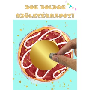 Kaparós sorsjegy egyedi felirat Születésnap Névnap vicces ajándék - otthon & életmód - papír, írószer - ajándékozás kellékei - ajándék sorsjegy - Meska.hu