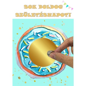 Kaparós sorsjegy egyedi felirat Születésnap Névnap vicces ajándék - otthon & életmód - papír, írószer - ajándékozás kellékei - ajándék sorsjegy - Meska.hu