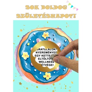 Kaparós sorsjegy egyedi felirat Születésnap Névnap vicces ajándék - otthon & életmód - papír, írószer - ajándékozás kellékei - ajándék sorsjegy - Meska.hu