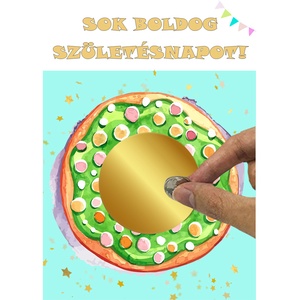 Kaparós sorsjegy egyedi felirat Születésnap Névnap vicces ajándék - otthon & életmód - papír, írószer - ajándékozás kellékei - ajándék sorsjegy - Meska.hu