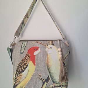 Papagáj táska - táska & tok - kézitáska & válltáska - vállon átvethető táska - Meska.hu