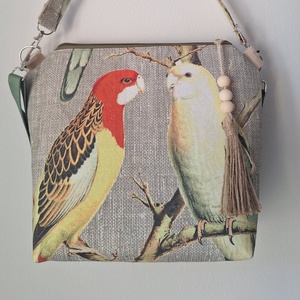 Papagáj táska, Táska & Tok, Kézitáska & válltáska, Vállon átvethető táska, Varrás, MESKA