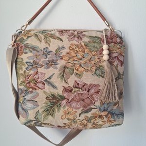 Jacquard táska, Táska & Tok, Kézitáska & válltáska, Vállon átvethető táska, Varrás, MESKA