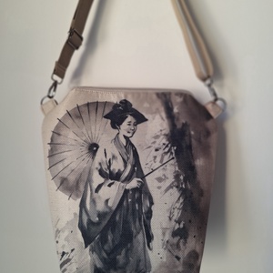 Gésa táska, Táska & Tok, Kézitáska & válltáska, Vállon átvethető táska, Varrás, MESKA