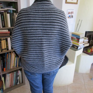 Szürke kétoldalas horgolt Cocoon kardigán - ruha & divat - női ruha - pulóver & kardigán - Meska.hu Szürke kétoldalas horgolt Cocoon kardigán - ruha & divat - női ruha - pulóver & kardigán - Meska.hu