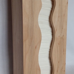 Natur fa  zsebkendőtartó, Otthon & Életmód, Tárolás & Rendszerezés, Zsebkendőtartó, Famegmunkálás, MESKA