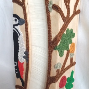 Harkályos fa zsebkendőtartó - otthon & életmód - tárolás & rendszerezés - zsebkendőtartó - Meska.hu