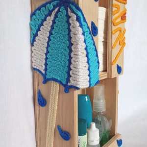 Napos esős fa zsebkendőtartó és gyógyszertároló - otthon & életmód - tárolás & rendszerezés - zsebkendőtartó - Meska.hu