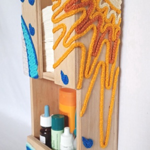 Napos esős fa zsebkendőtartó és gyógyszertároló - otthon & életmód - tárolás & rendszerezés - zsebkendőtartó - Meska.hu