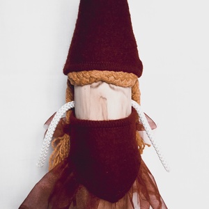 Fa lány manó  - otthon & életmód - dekoráció - manók - Meska.hu