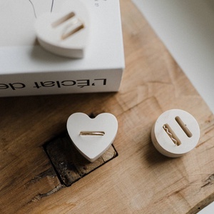 Szív alakú gyűrűtartó - ékszer - ékszertartó - ékszertartó tál - Meska.hu