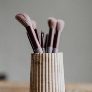 Csíkos dekor váza - Meska.hu