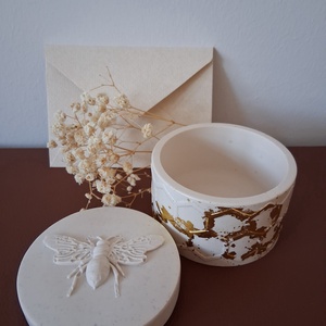 Méhecskés tároló - ékszer - ékszertartó - ékszerdoboz - Meska.hu