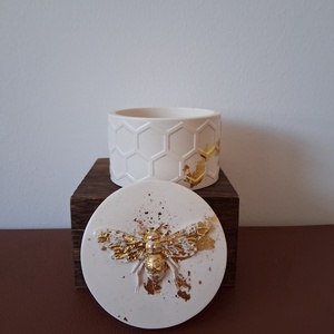 Méhecskés tároló - ékszer - ékszertartó - ékszerdoboz - Meska.hu