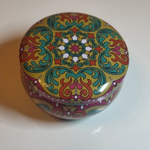 Mandala mintás illatgyertya fedeles tégelyben, Otthon & Életmód, Gyertya, illat, aroma, Gyertya, , MESKA