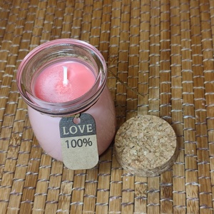 Illatgyertya üvegben , Otthon & Életmód, Gyertya, illat, aroma, Gyertya, , MESKA