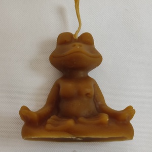 � Jóga béka méhviasz gyertya - Meska.hu