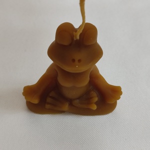 � Jóga béka méhviasz gyertya - otthon & életmód - gyertya, illat, aroma - gyertya - Meska.hu