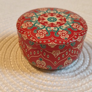 Mandala mintás illatgyertya fedeles tégelyben - otthon & életmód - gyertya, illat, aroma - gyertya - Meska.hu