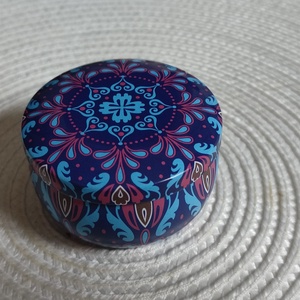 Mandala mintás illatgyertya fedeles tégelyben - Meska.hu