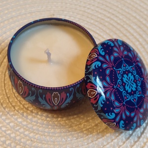 Mandala mintás illatgyertya fedeles tégelyben - otthon & életmód - gyertya, illat, aroma - párologtató - Meska.hu
